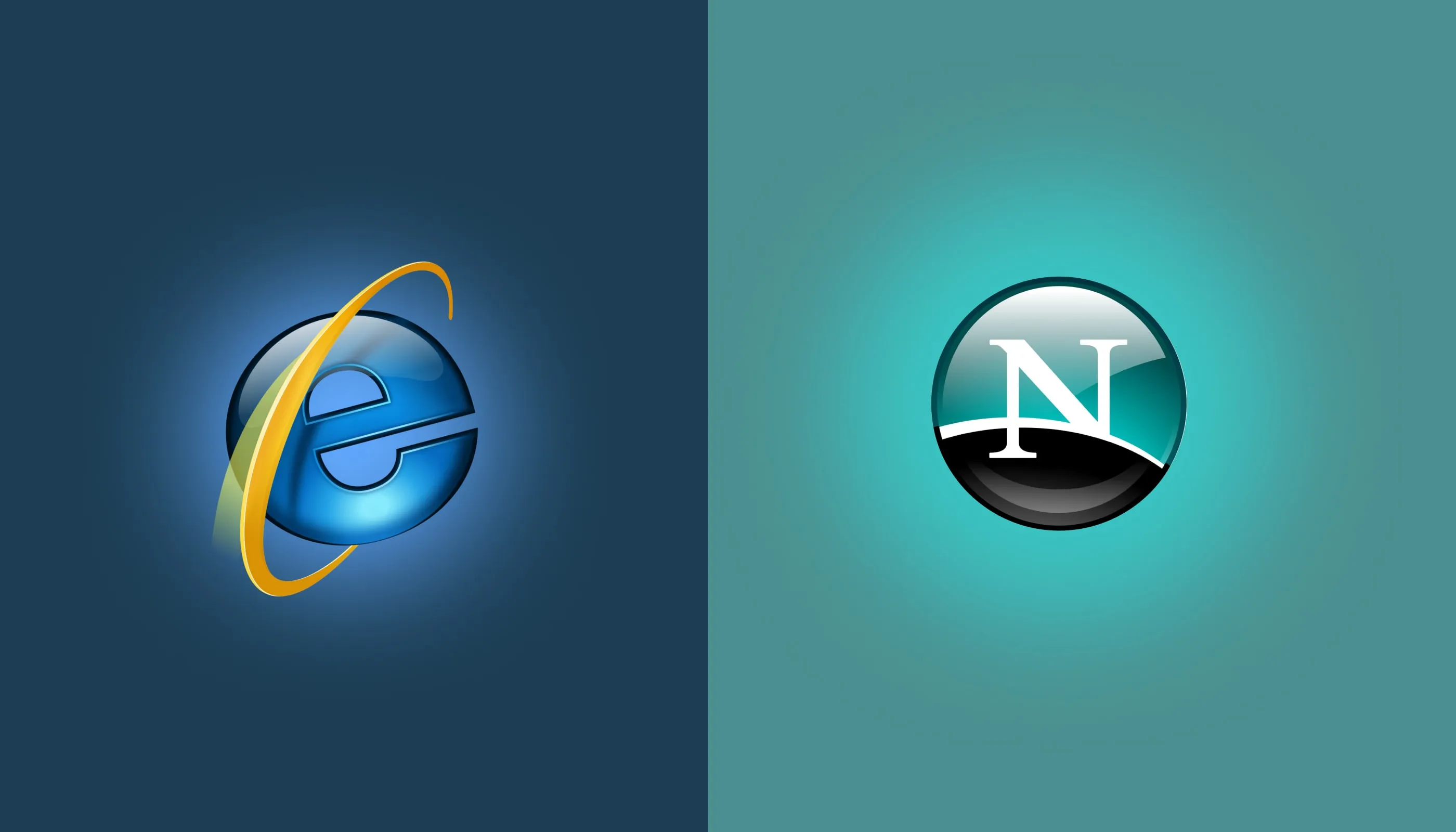 Two main browsers at the time